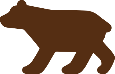 Bear Vector Shape clipart