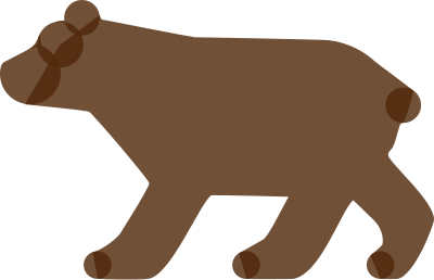 Bear Vector Shape Anatomy clipart