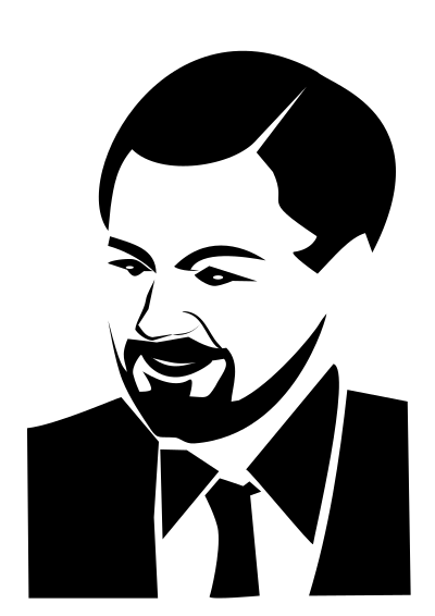 Bearded man clipart