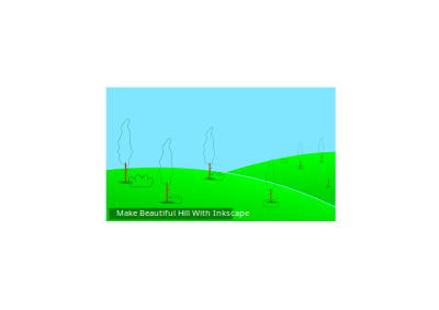 Beautiful hill clipart