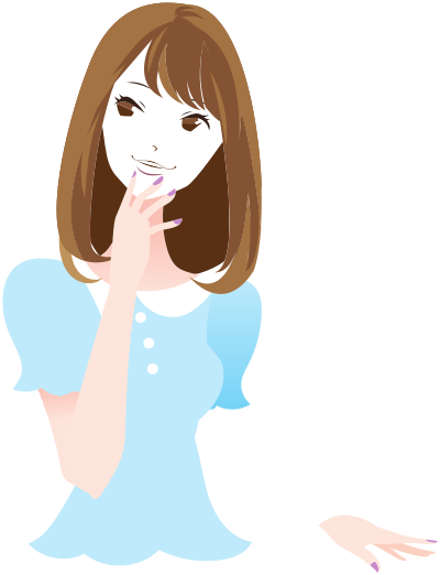 Beautiful woman / girl clipart