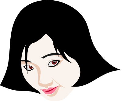 Beauty No 26 Asian clipart