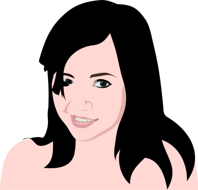Beauty quizzical clipart