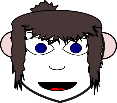 Bedhead girl clipart