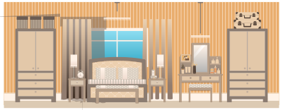 Bedroom clipart