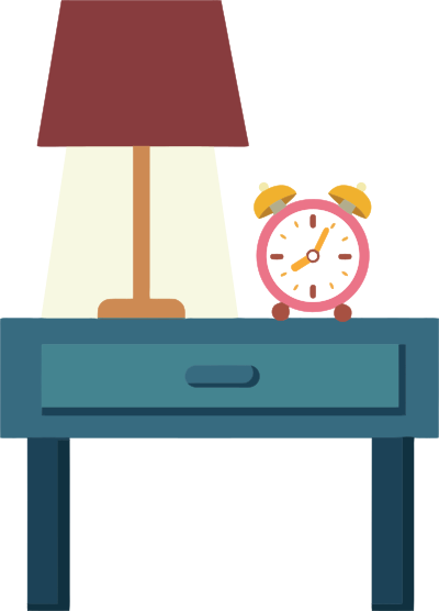 Bedside Alarm Clock clipart