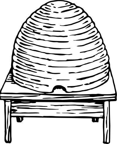 Beehive 2 clipart
