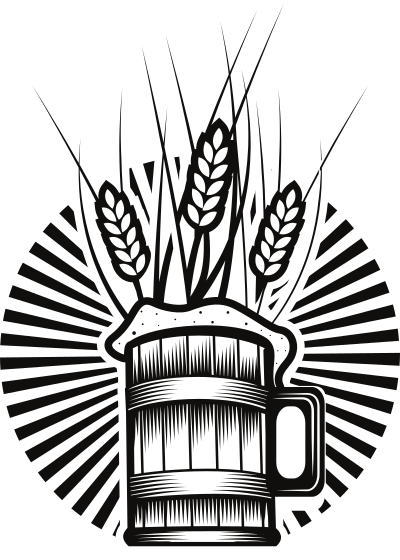 Beer and barley clipart
