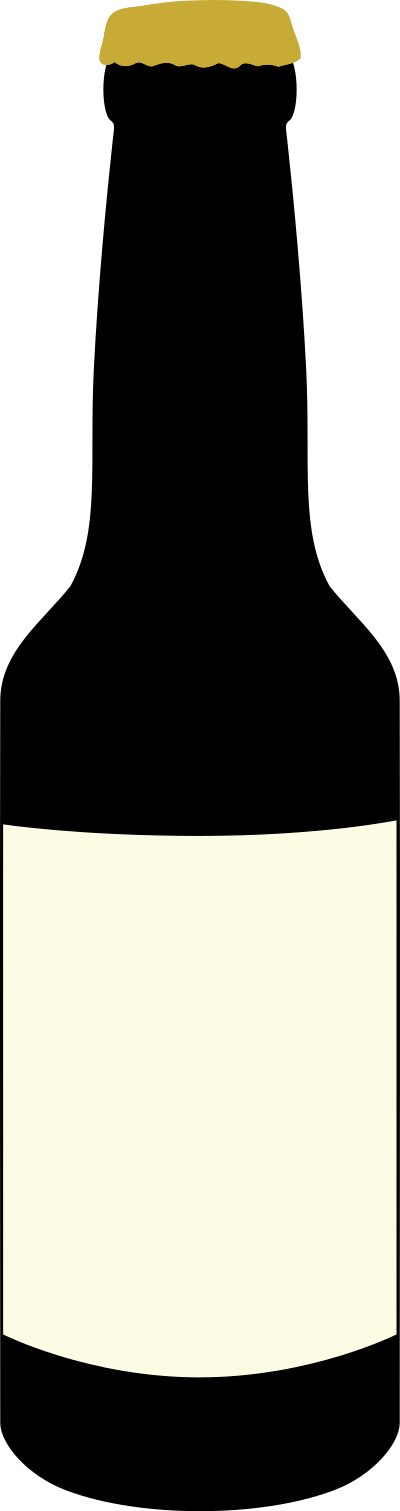 Beer bottle clipart