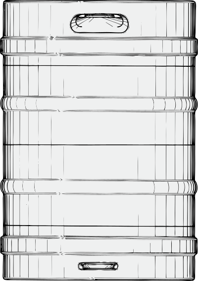 Beer keg clipart
