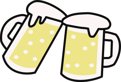 Beers Cheers clipart