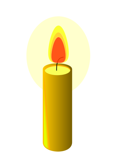 Beeswax Candle clipart