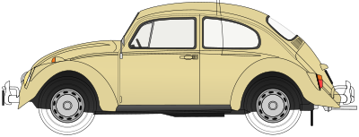 Beetle car clipart