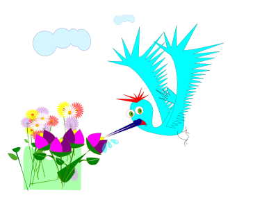 Beija flor clipart