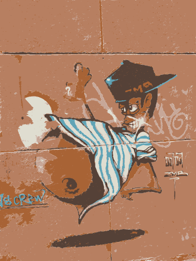 Beijing 798 graffiti clipart