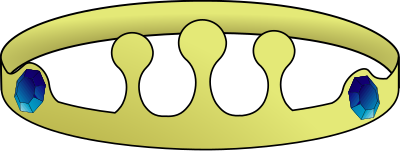 Bejeweled crown clipart
