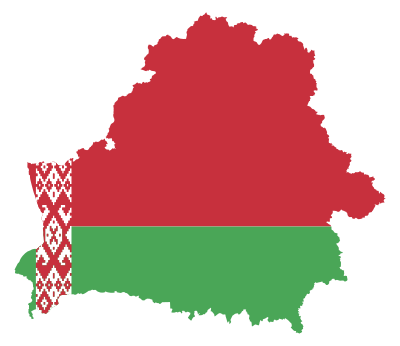 Belarus Map Flag clipart