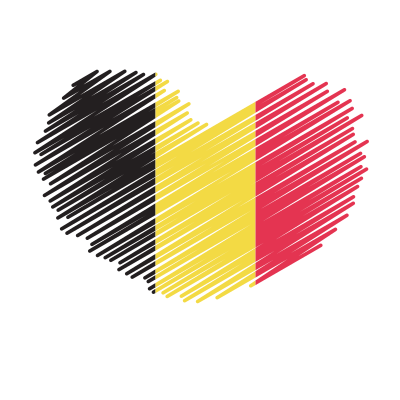 Belgian heart clipart