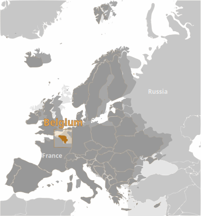 Belgium location label clipart