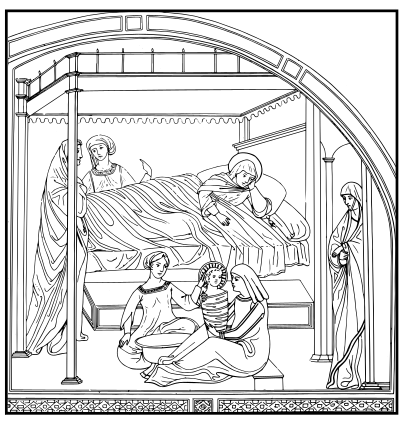 Birth Of The Virgin Mary clipart