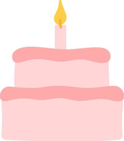 Birthday cake 2 clipart