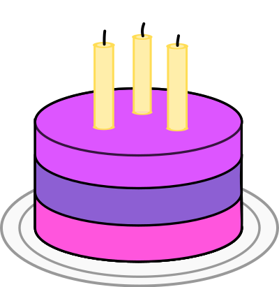 Birthday cake clipart