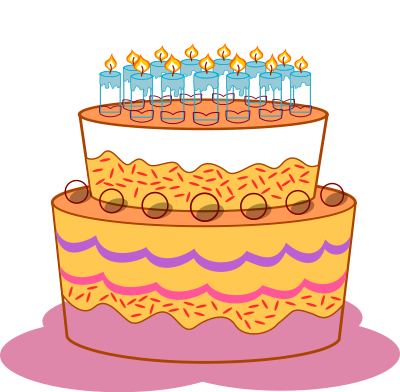 Birthday cake clipart