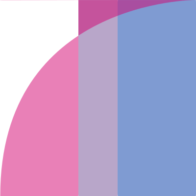 Bisexual pride flag profile filter clipart