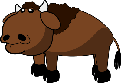 Bison clipart