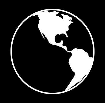 Black and White Earth clipart