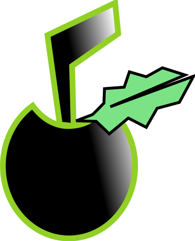 Black Apple clipart