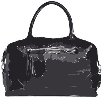Black Bag No Logo clipart