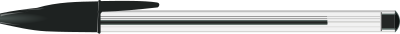 black BIC pen clipart