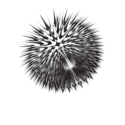 Black burst shape clipart