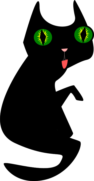 Black Cat clipart