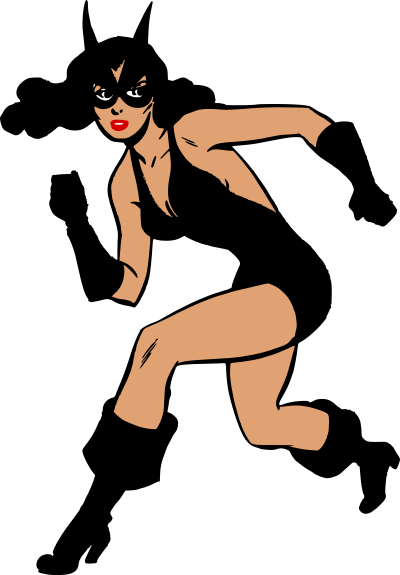 Black Cat (Comics heroine) clipart