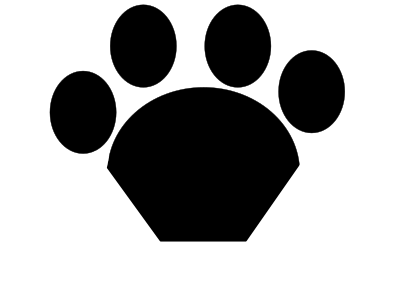 Black Cat Paw clipart