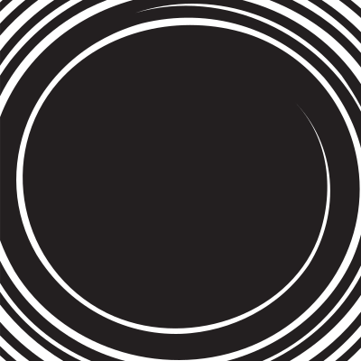Black circle swirl effect clipart