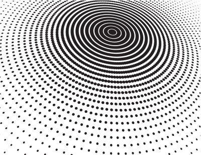 Black dots burst clipart