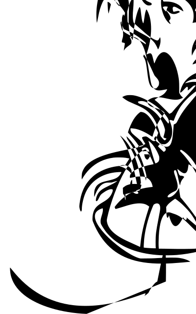 Black dragon clipart