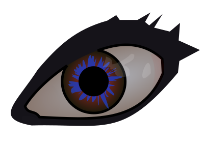 Black eye clipart