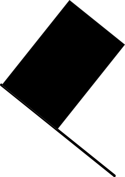 Black flag clipart