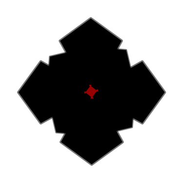 Black Flower clipart