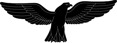 Black goshawk clipart