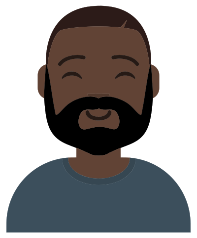 Black Male Avatar clipart