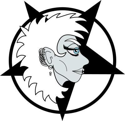 Black Metal Girl clipart