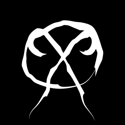 Black metal scissors 1 clipart