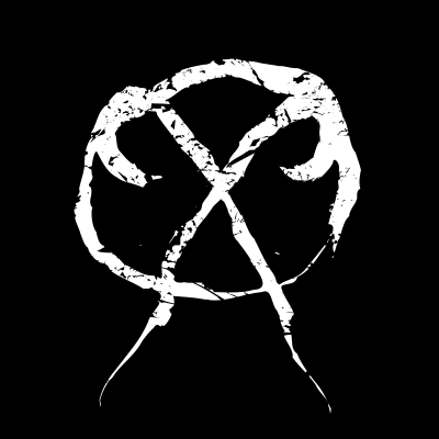 Black metal scissors 2 clipart