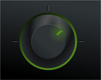 Black power button clipart