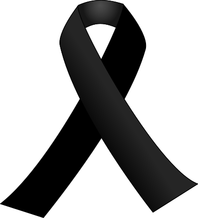 Black ribbon clipart